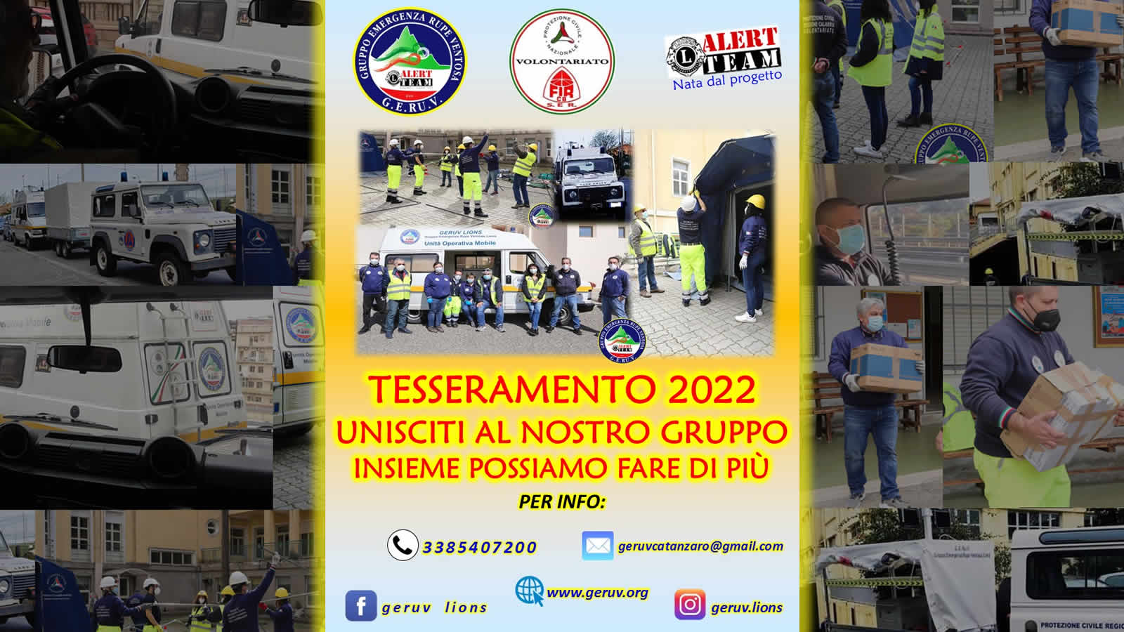 Campagna Tesseramento 2022 Geruv